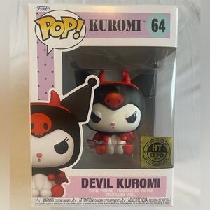 Funko Devil Kuromi Figure - Black and Red
